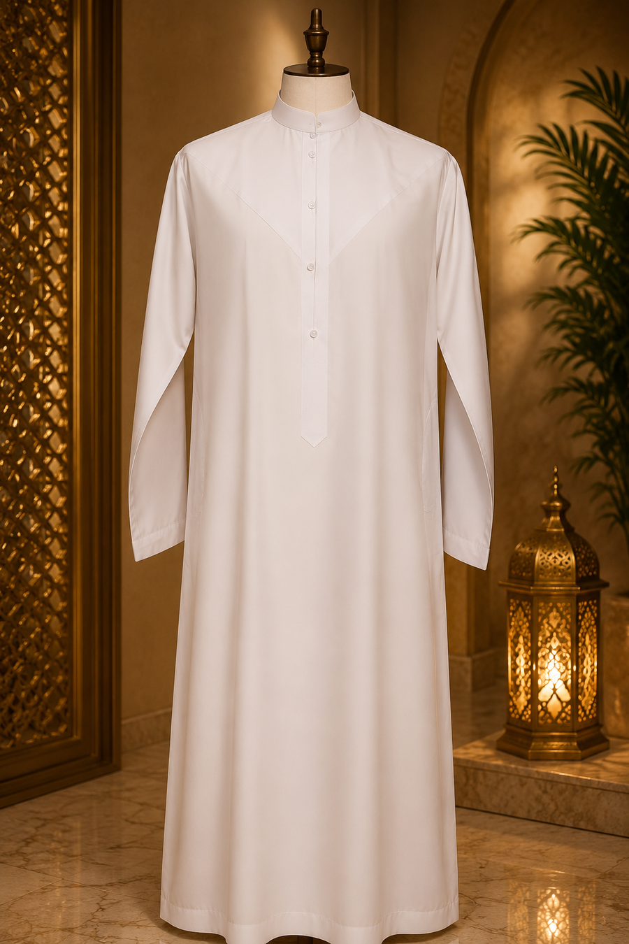 Djellaba Homme Blanc Cassé