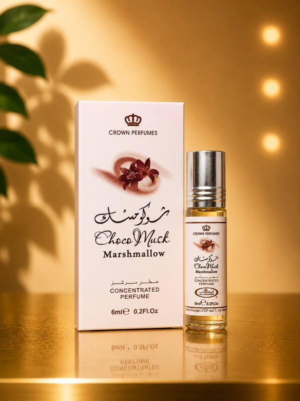 Al-Rehab Choco Musk Marshmallow – Huile de Parfum Concentrée Roll-On 6 ml