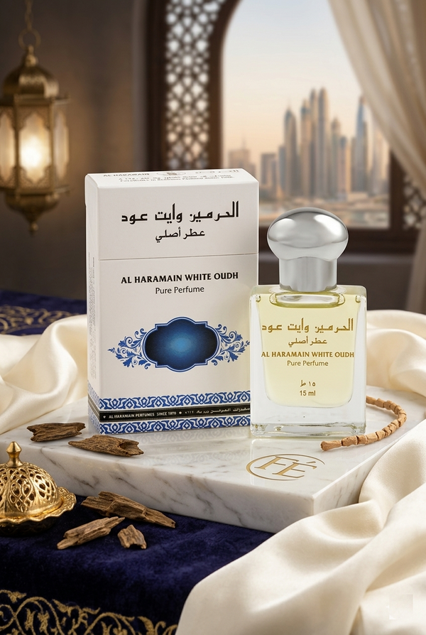 WHITE OUDH 15ml huile de parfum concentrée by Al Haramain
