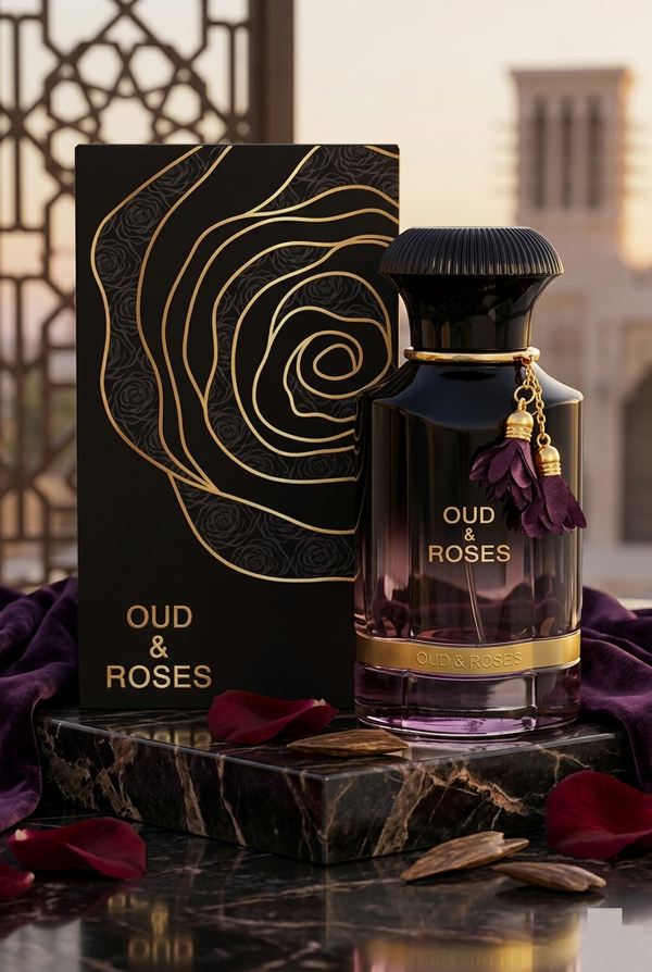 Oud and Roses by Ahmed Al Magribi