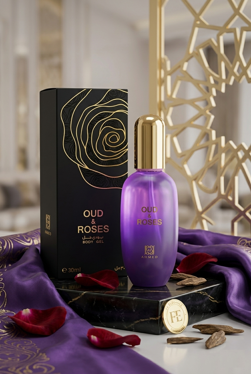 Oud and Roses Body Gel by Ahmed Al Magribi